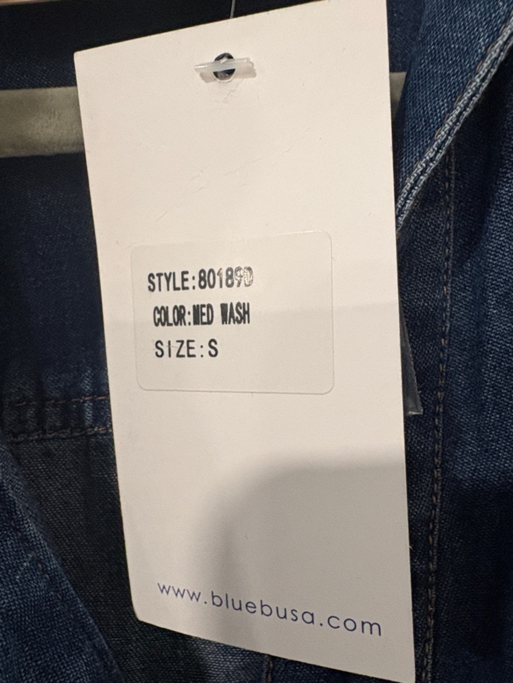 Blue B Tiered Denim Dress - Picture 6 of 9